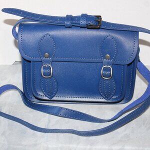 Yoshi Lichfield 8 in Oxford Blue Leather Crossbody Bag
